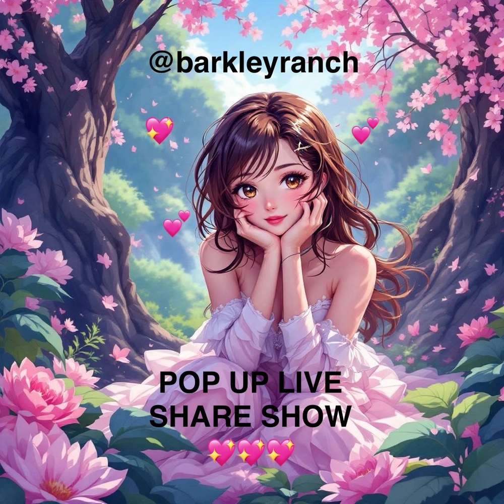 Tonight 3/14 9:30pm Pacific Time- Pop Up Share Show💖